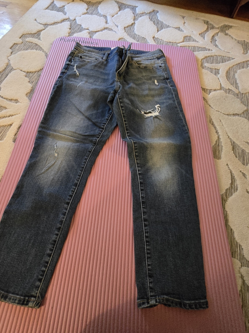 GAP Distressed Dark Blue Denim Jeans